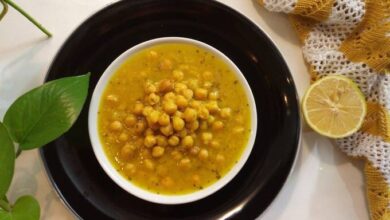 طرز تهیه نخود آب بدون گوشت یا لب لبی