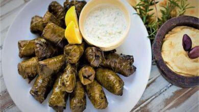 طرز تهیه دلمه برگ مو تبریزی