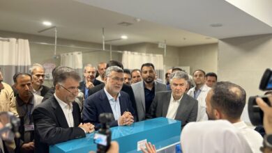 افتتاح اورژانس بیمارستان طالقانی کرمانشاه با حضور وزیر بهداشت