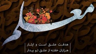 تبریک رئیس اورژانس تهران به مناسبت روز معلم