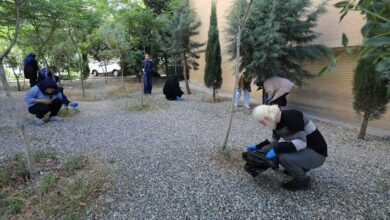 محیط اطراف بیمارستان محک پاکسازی شد