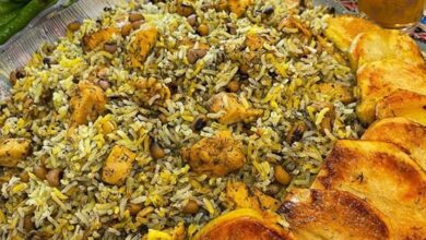 طرز تهیه لوبیا پلوی شیرازی ؛ غذایی خوشمزه و پرطرفدار با دستوری ساده
