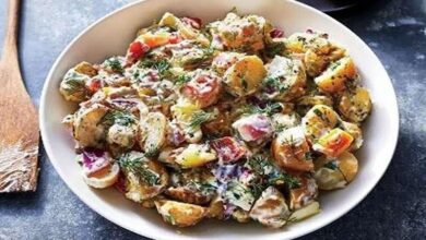 طرز تهیه سالاد سیب‌زمینی اتریشی + ترفندهای جدید