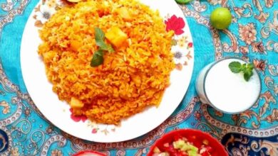 طرز تهیه استامبولی پلوی اصیل تهرانی ویژه وگن ها به روش مادربزرگ ها