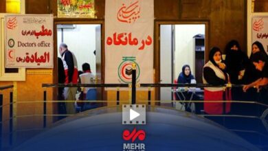 ارائه خدمات شبانه‌روزی درمانی و امدادی هلال‌احمر به زائران اربعین