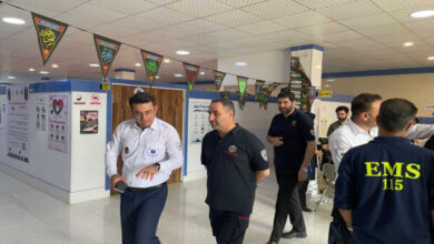 رئیس اورژانس استان تهران از مرز شلمچه بازدید کرد